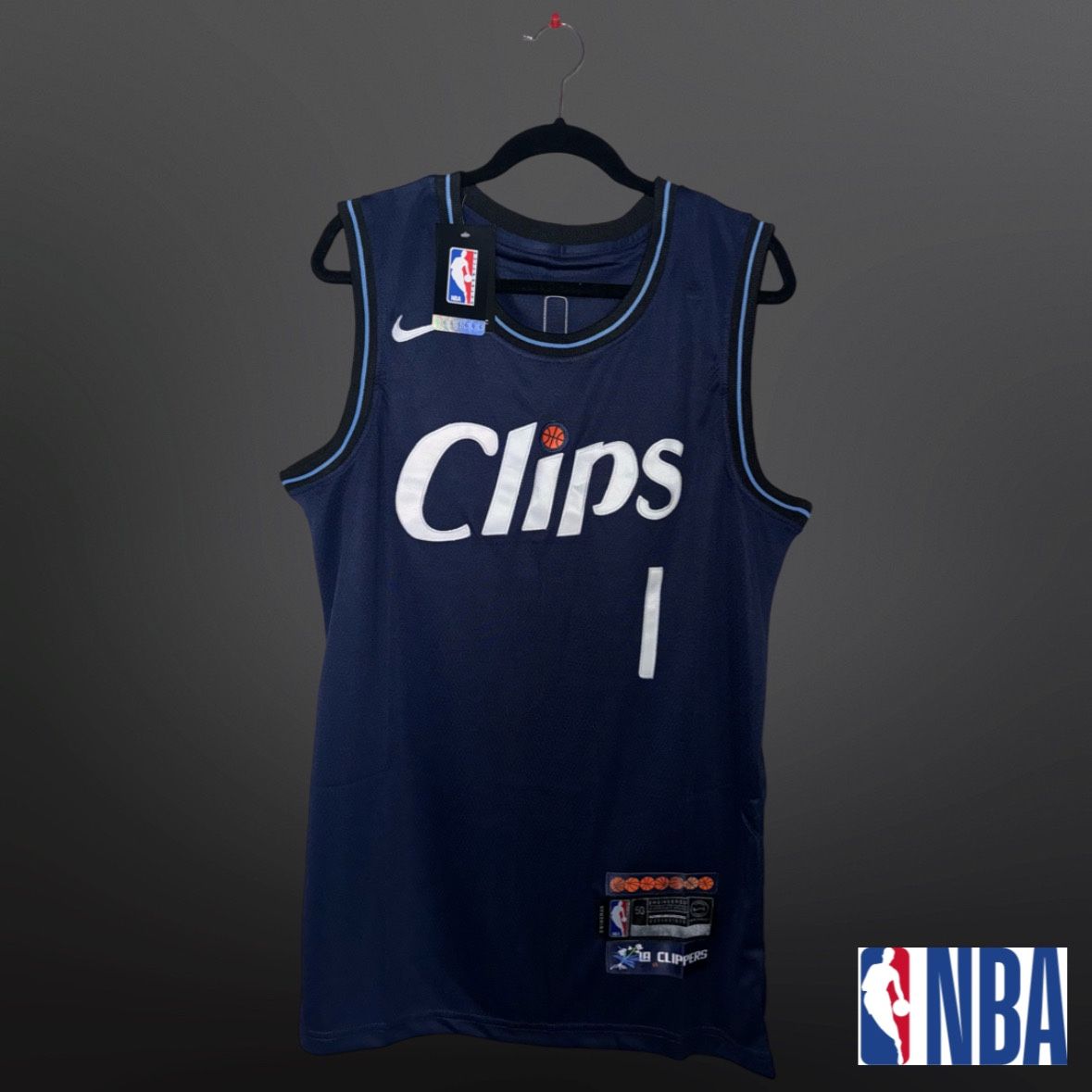 Los Angeles Clippers 2023-24 City Edition  Nike Jersey (James Harden #1) [High-Quality]