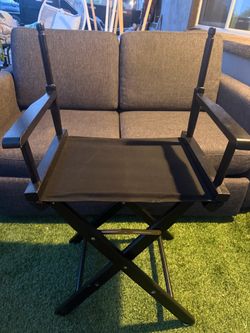 Black Folding Director's Chair