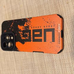 Black Orange TPU Case For iPhone 16 Pro Max