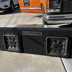 L7t 2 12 Subwoofers For Single Cab Truck Box