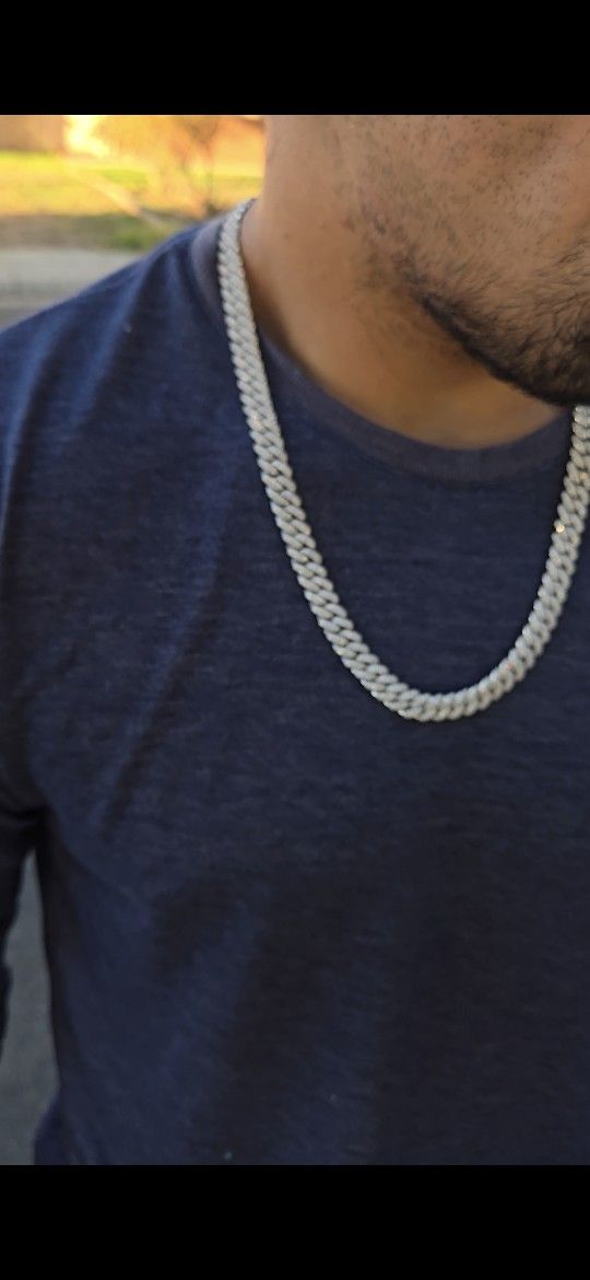 Men's Moissanite Chain 