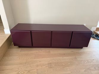 Anthropologie 72” Bordeaux Media Console