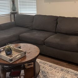 Small Dark Grey Sectional