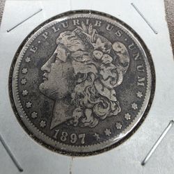 1897 O SILVER MORGAN DOLLAR 