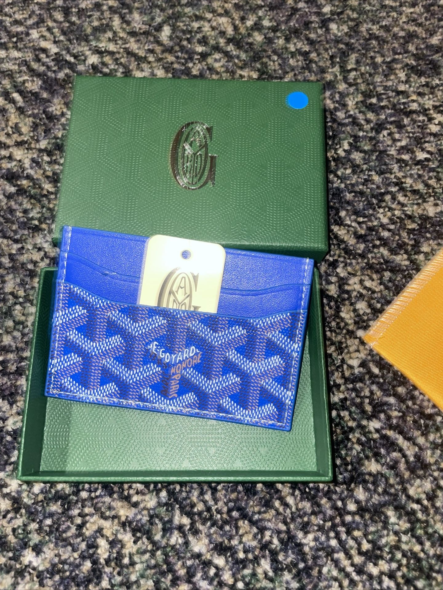 Goyard Sky Blue Cardholder