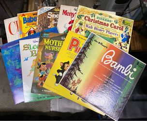10 classic Disney Vinyl Records