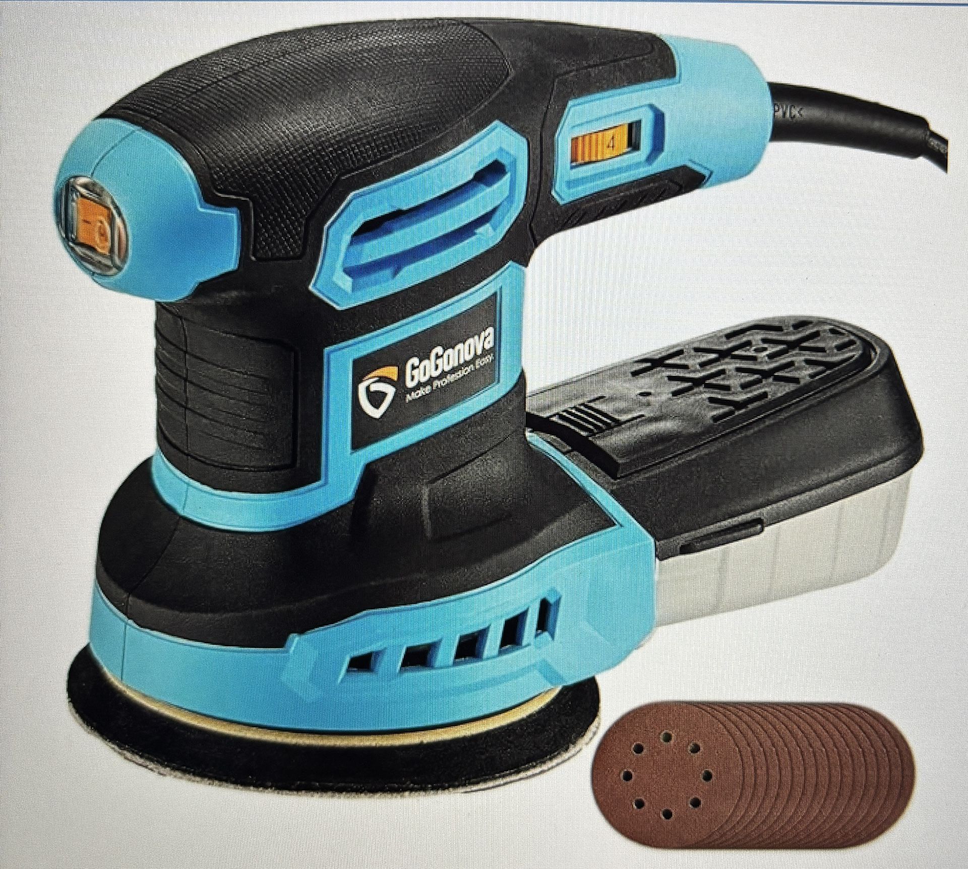 Orbit Sander And Replacement Pads New In Box