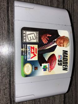 Madden NFL 99 Nintendo 64 Cartridge