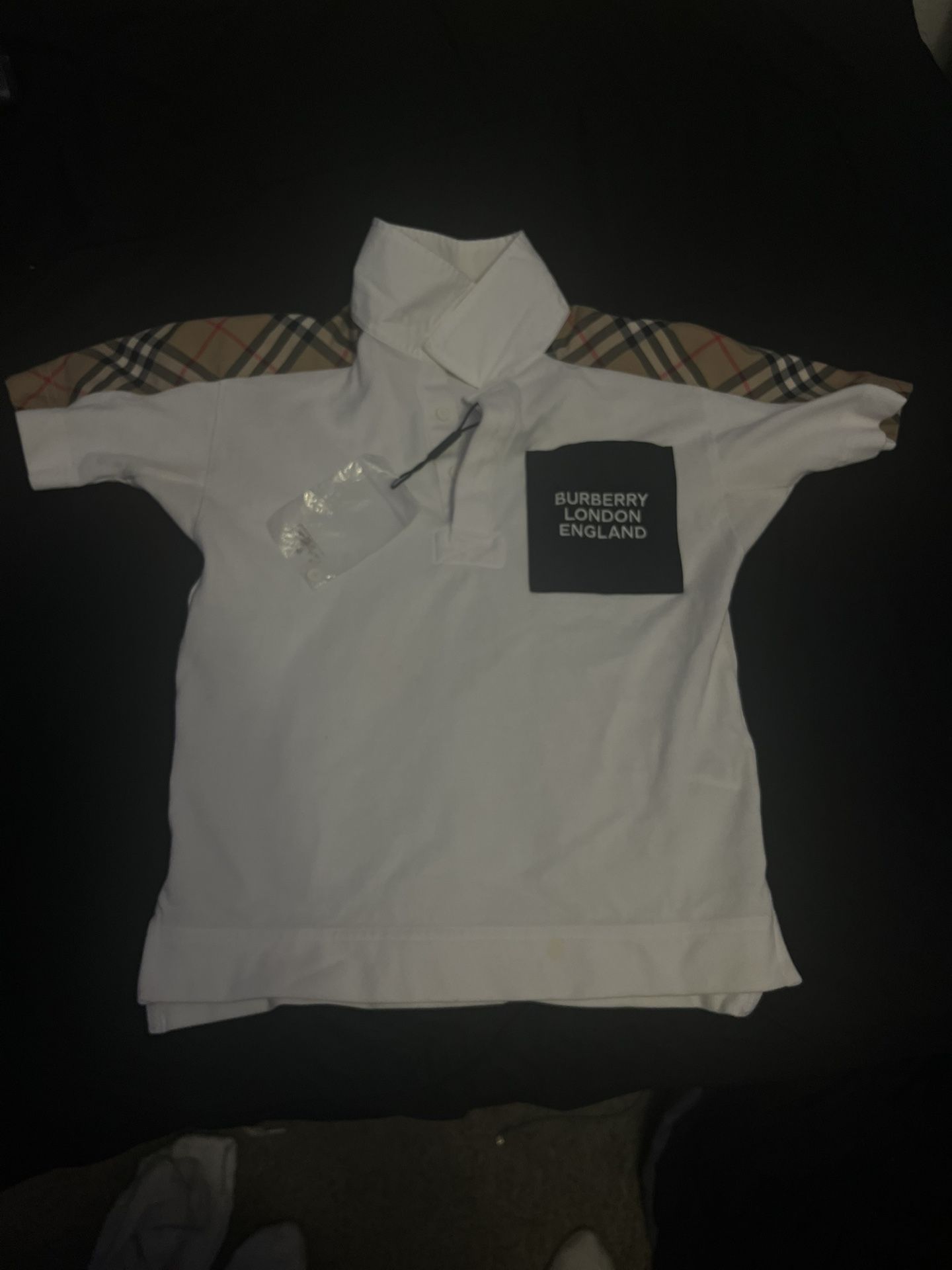 Boys Burberry Shirt Polo Style