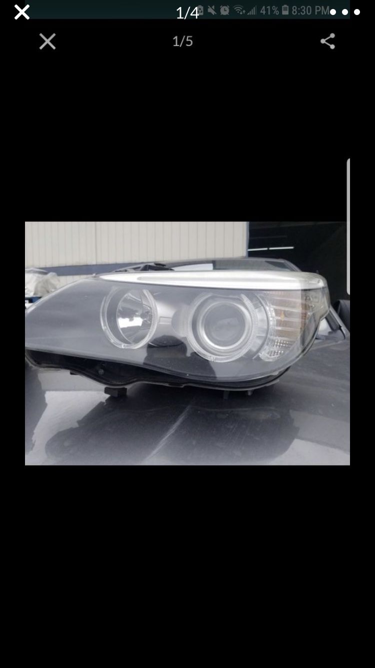 BMW 528 headlights