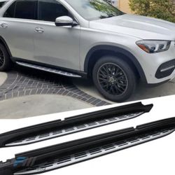 Fits 20-23 Benz GLE Class OE Style Running Board Side Step Bar 2PC
