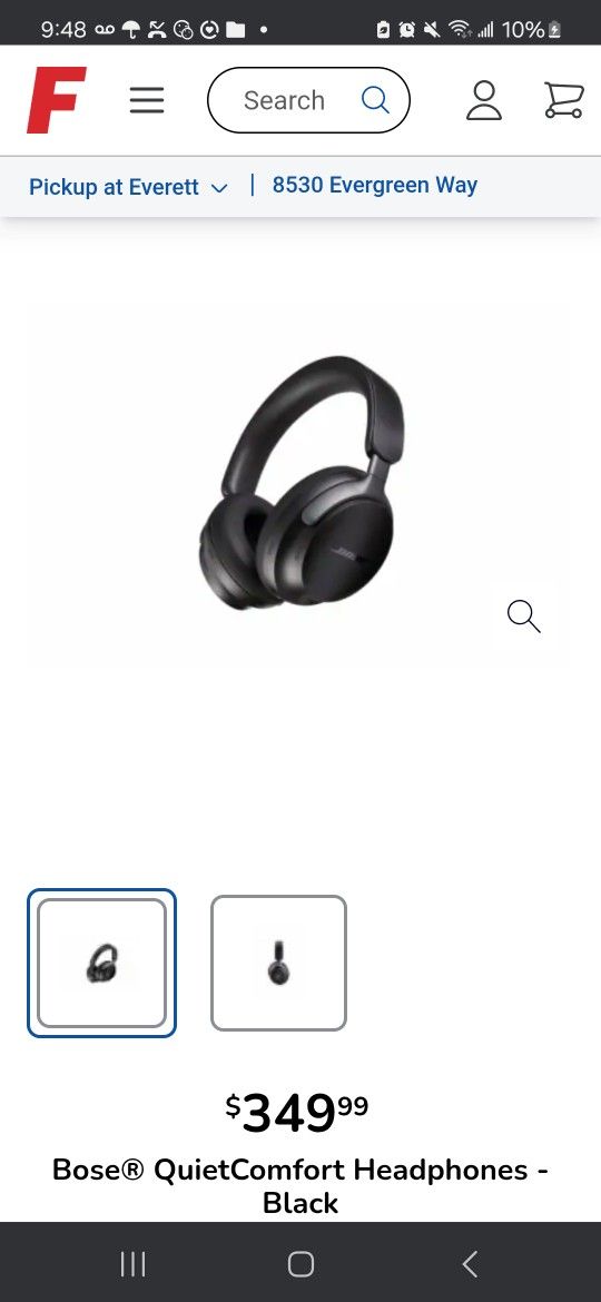 Bose Quiet Comfort Noise Cancelling Wireless Bluetooth Headphones