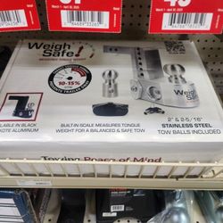 Weigh Safe Drop Trailer Hitch Package  Plus Locking Pin