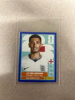 2026 Panini World Cup sticker Jude Bellingham blue parallel