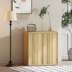 Modern Storage Cabinet – 2 Door Accent Cabinet – Brand New