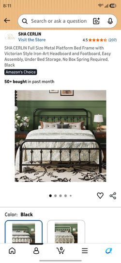 Full size bed