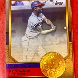 Hank Aaron 2012 Topps Golden Greats “Oh Henry!” Card