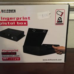 Fingerprint Pistol Box