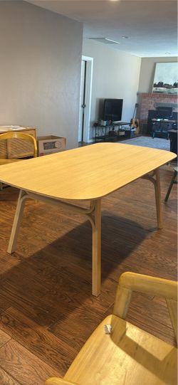 Ikea Modern Wood Dining Table