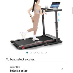 Walking Treadmill with Laptop Stand