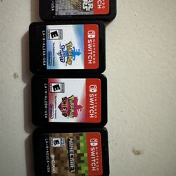 Nintendo Switch Lites With 4 Games 