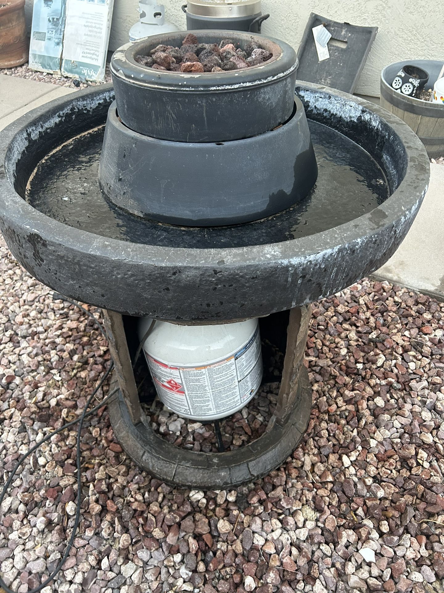 Propane Fire / Water Fountain