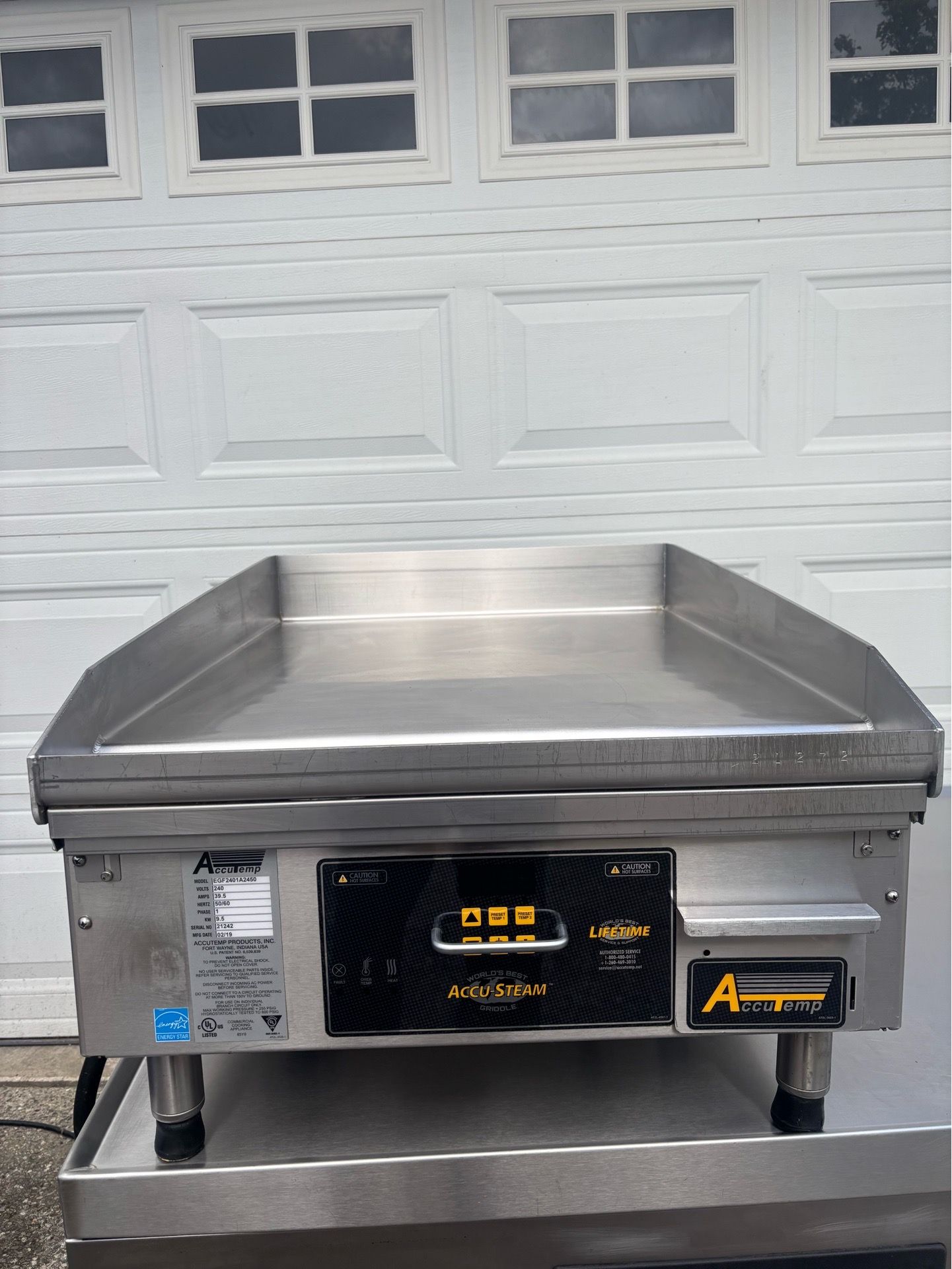 AccuTemp Countertop Electric Griddle