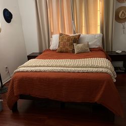 Thuma Classic Bed Frame Queen Slatted Foundation Espresso Wood Finish