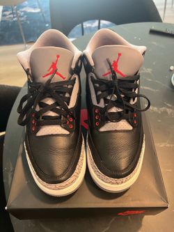 Nike Jordan 3s "Black Cement" size 11US men's (Pre-Owned)