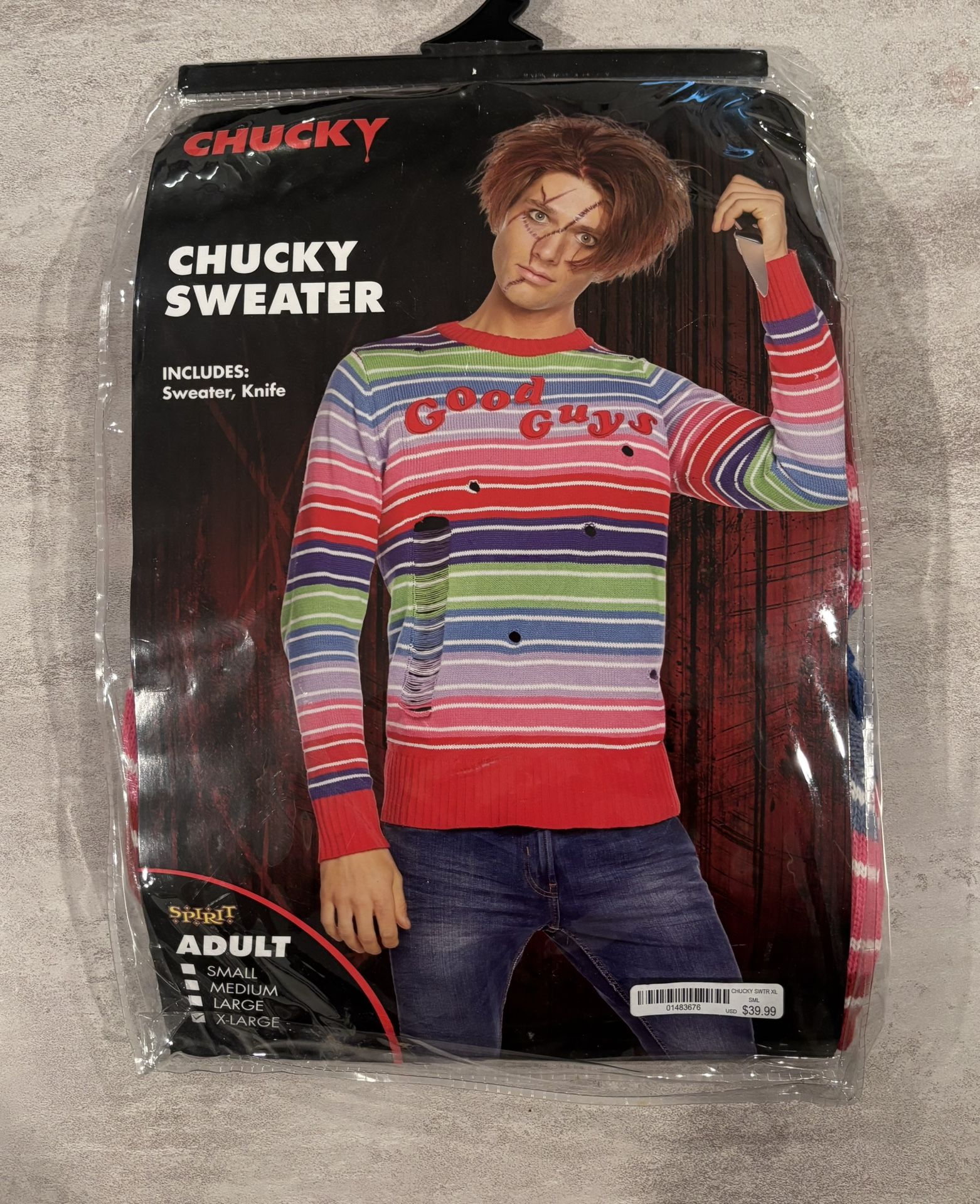 Chucky Halloween Costume Set 