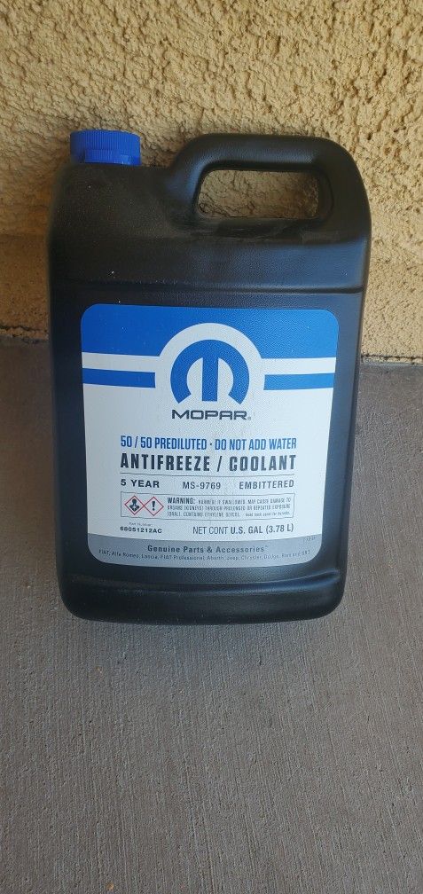 Ms-9769 Mopar Coolant 50/50 5 Year New