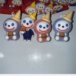 Jack-in-the-Box keychains 