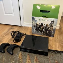 Xbox One + Two Controllers