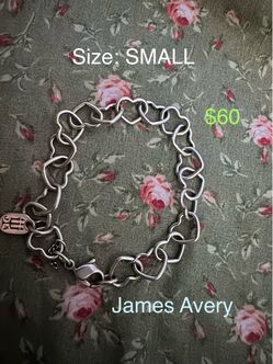 James Avery bracelet (Hearts )