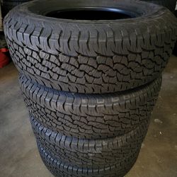 265 70 17 ALL TERRAIN BFGOODRICH TIRES TACOMA 4RUNNER TUNDRA SEQUOIA SILVERADO SUBURBAN AVALANCHE TAHOE SIERRA F150