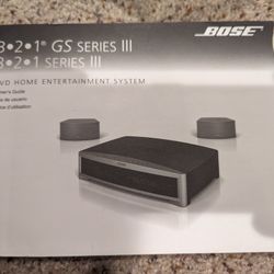 BOSE 3-2-1 GS Series III is a DVD home entertainment system

