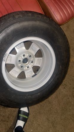 Brand New Chevy Silverado Rims and Tires 🛞 already balanced