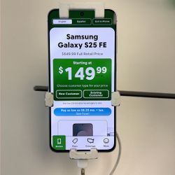 Samsung Galaxy S25 FE only $149.99 At Cricket Wireless Sherman 