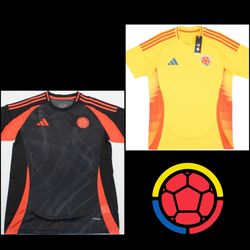 Colombia Jersey. Home And Away. All Sizes. Camiseta Colombia Todas Las Tallas