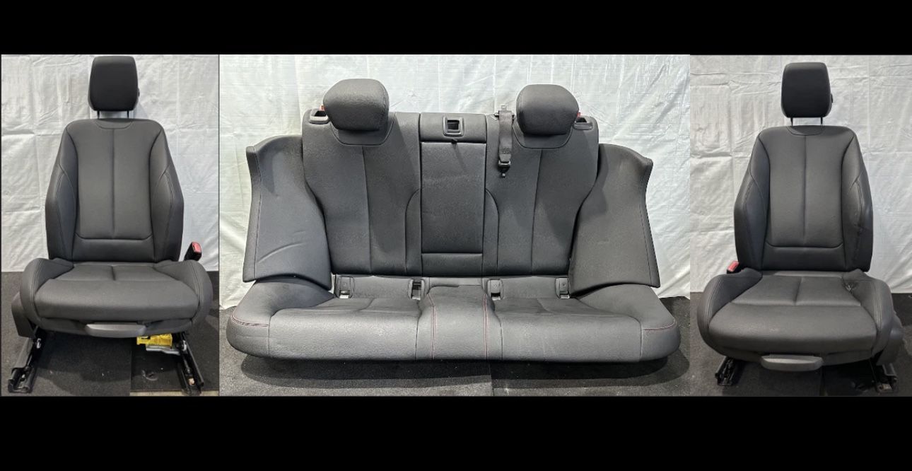 ⭐ Sport Seats Black Heated Seat Set OEM BMW F36 Gran Coupe 430i 440i 62K