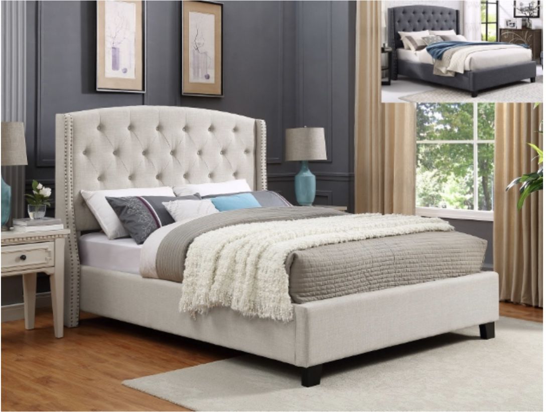 Queen Bed New Frame With Mattress 