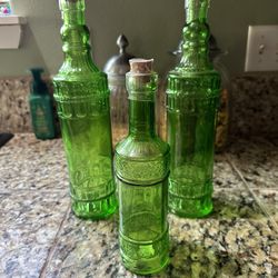 New Glass Bathroom Kitchen Home Decor Bottles