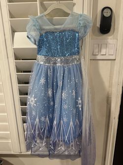 Elsa Frozen Girls Costume Dress