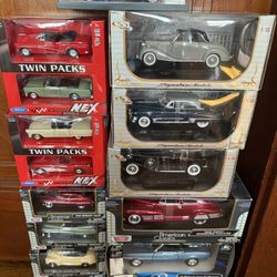 Diecast Cars 1:24 1:32 And 1:43 Scale Cars 