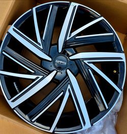 2027 LINCOLN AVIATOR RIMS OEM BLACK LABEL BRAND NEW.......( 22" INCH )