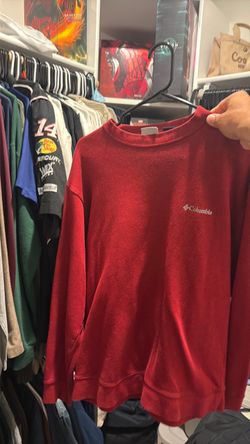 Columbia Red Crewneck Sweatshirt