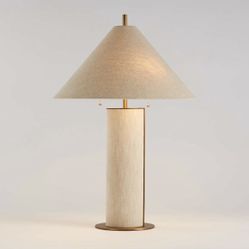 Crate and Barrel Remi Natural Table Lamp