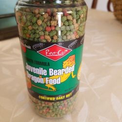 Juvenile Bearded Dragon Food, Cricket Calcium Food, Cricket Quencher Calcium Food $5, $2, $2 Respectively
