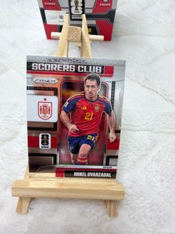 Panini Prizm FIFA World Cup 2026 Mikel Oyarzabal Scorers Club Card