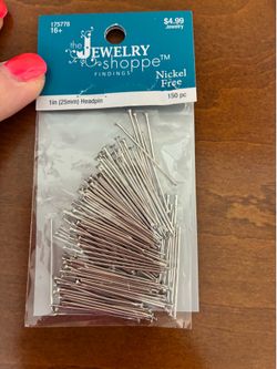 1” headpins for jewelry making